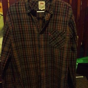 Levis long sleeve flannel